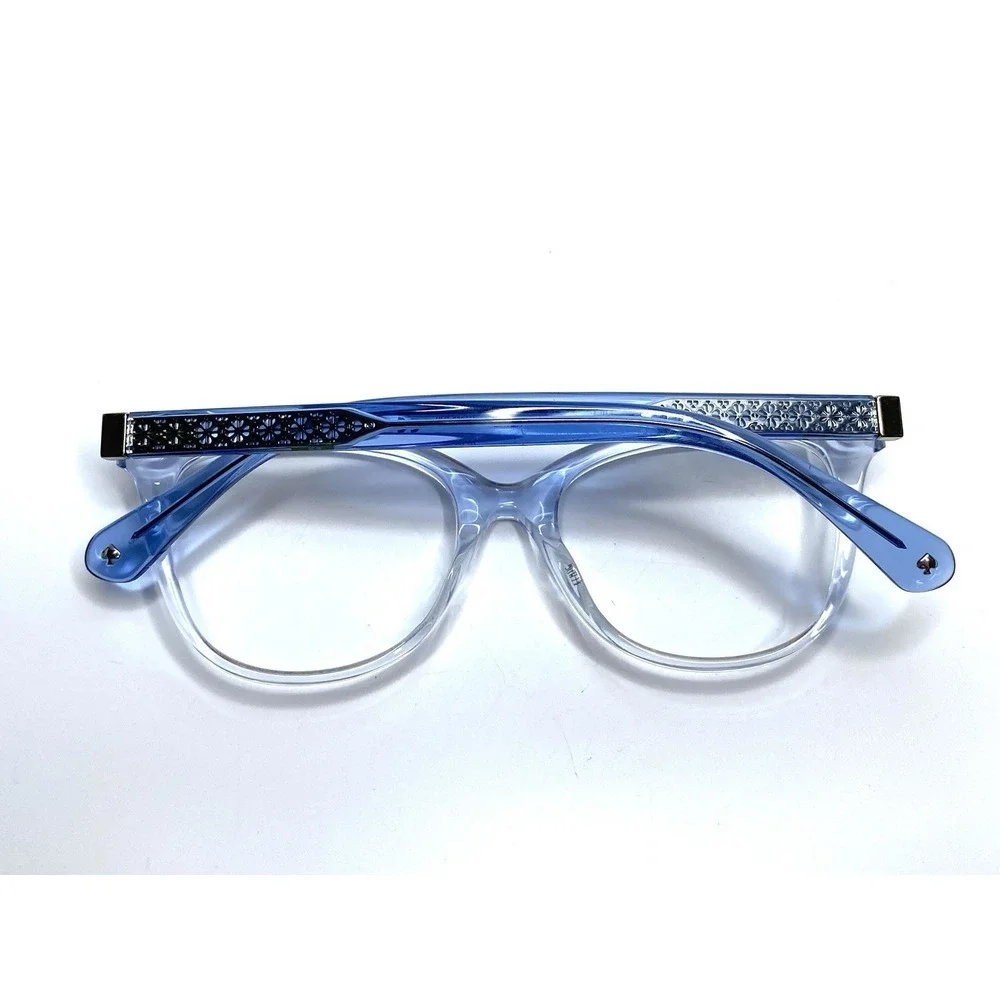 New Kate Blue Clear Cat Eye Frame Eyeglasses Nevaeh PJP 50 17 140